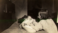 Picture of Mary Holmes and baby Michael
