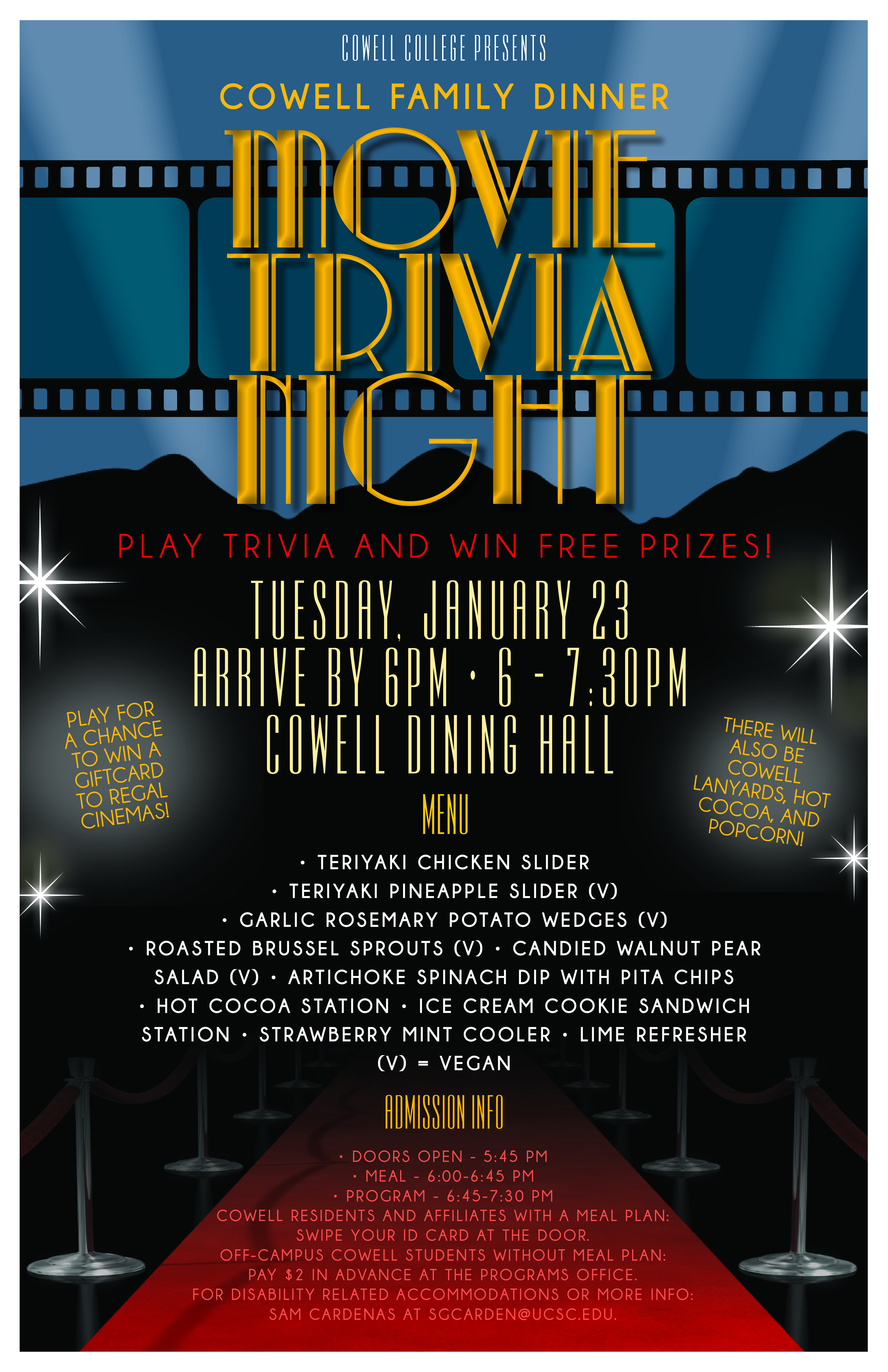 Movie Trivia Flyer